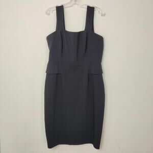 Sandra Angelozzi Black Cocktail Dress Sleeveless Classic Sheath Size EU 42